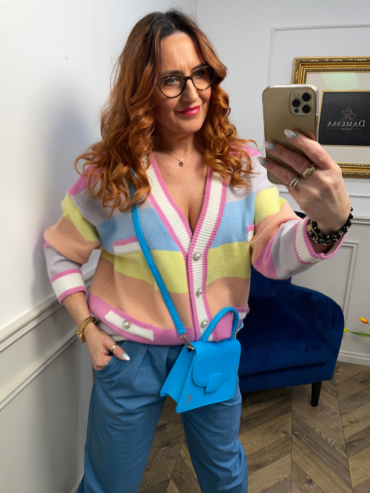 Knitted Cardigan Colorado Pastel