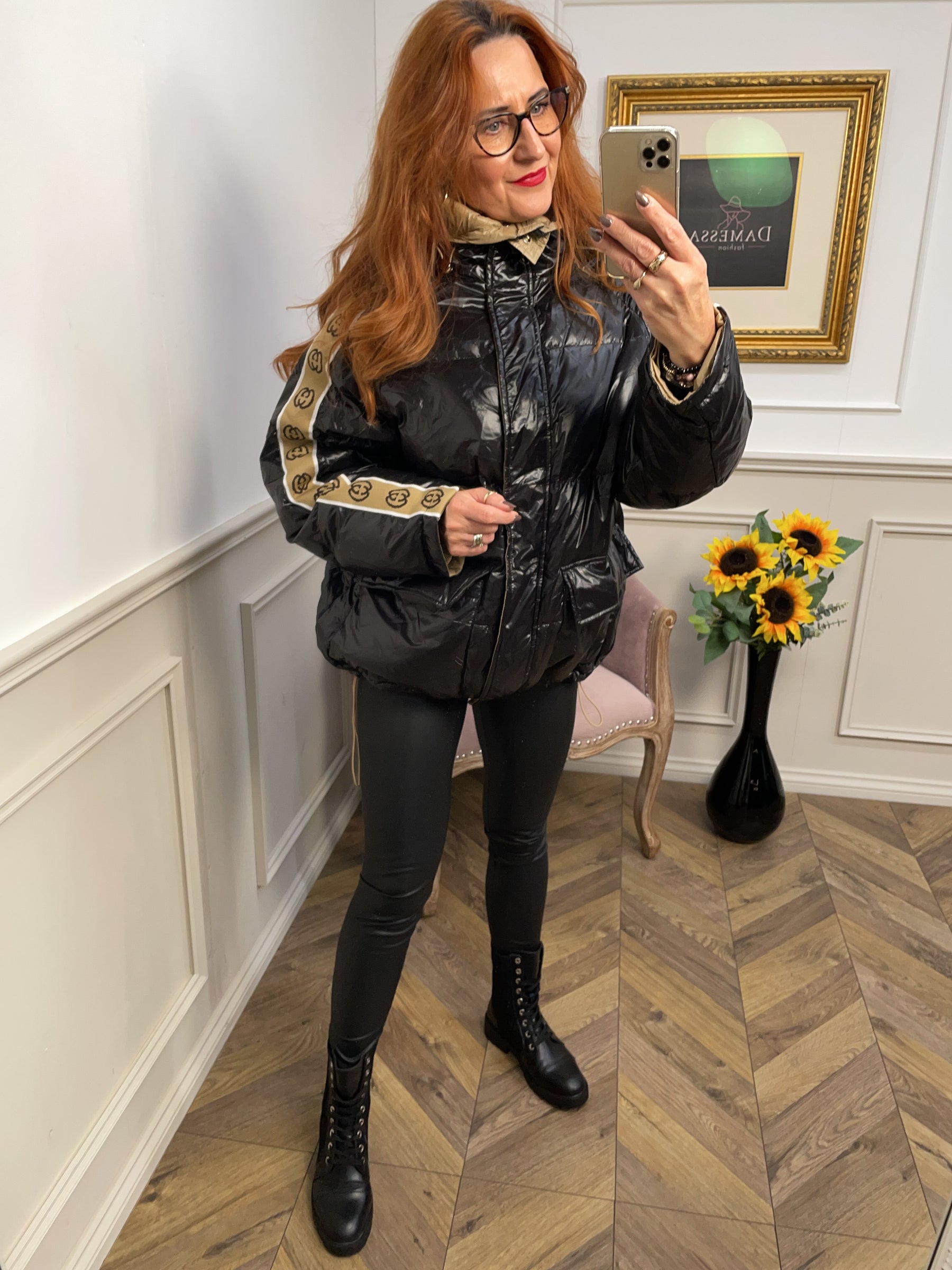 Quilted Coat Parisiene Chocolat