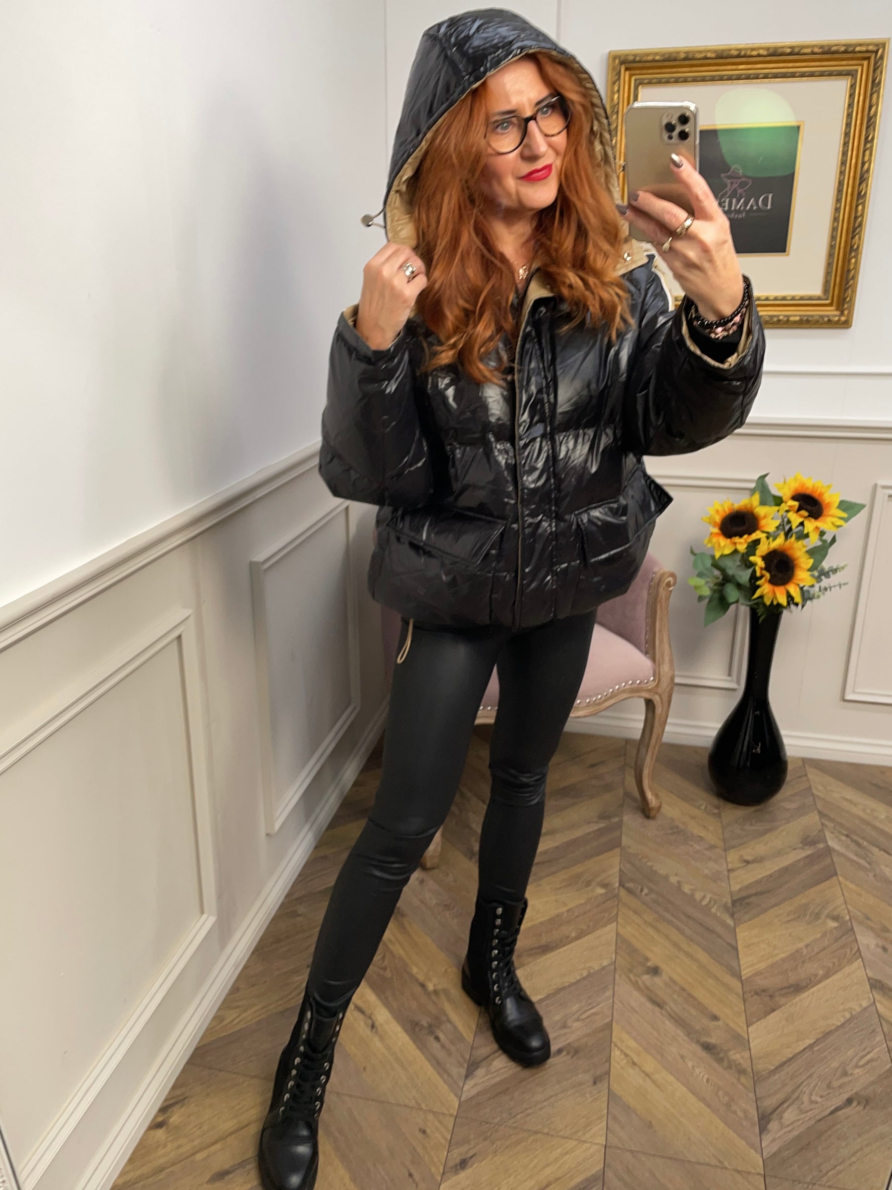 Quilted Coat Parisiene Chocolat