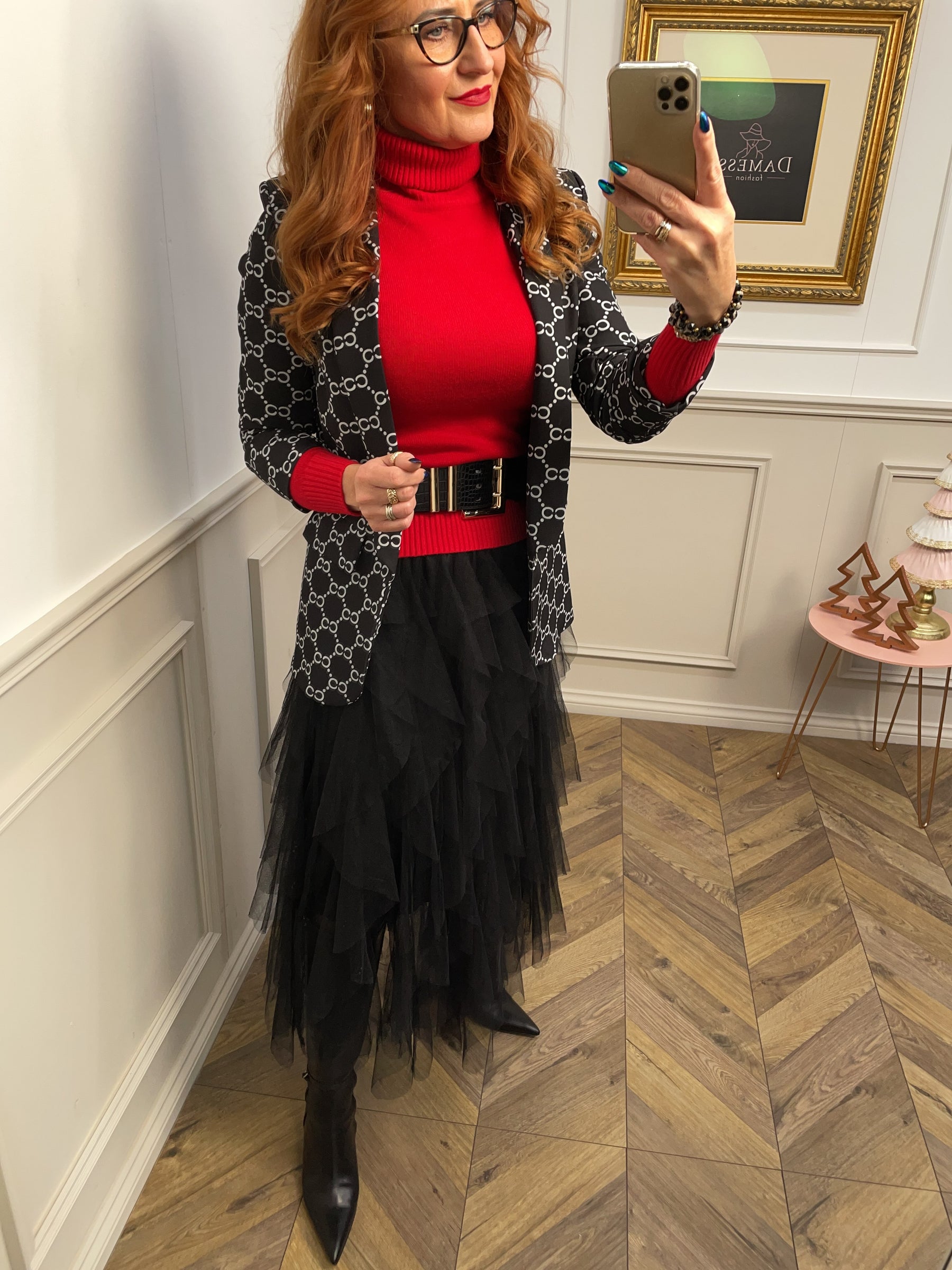 Ruffle Tiered Tulle Mesh Maxi Skirt My Glorious Black