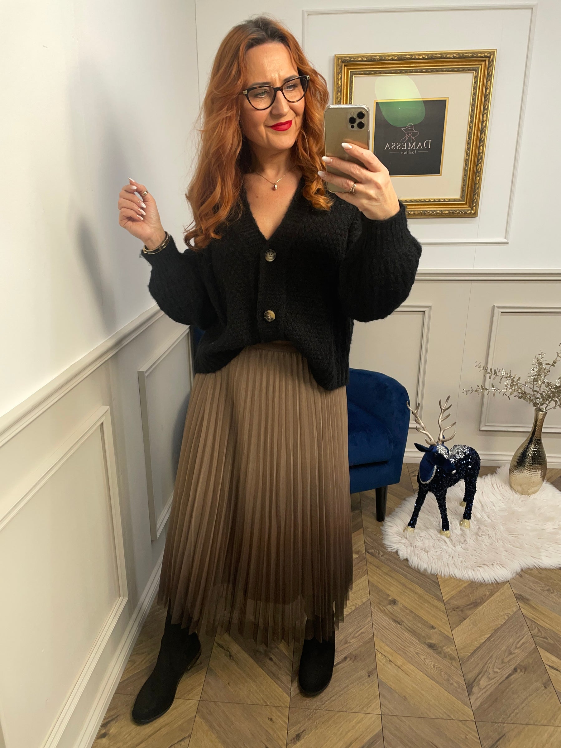 Chunky Knit Cardigan Varius