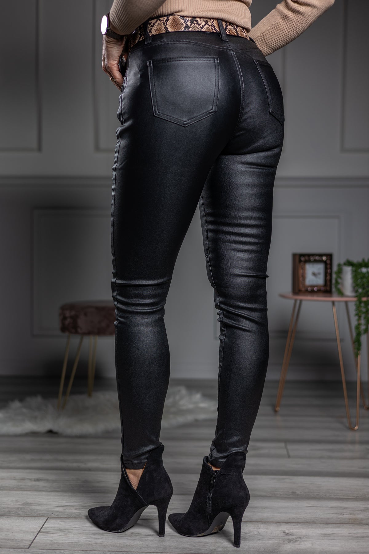 Coated Jeans Angeles Black