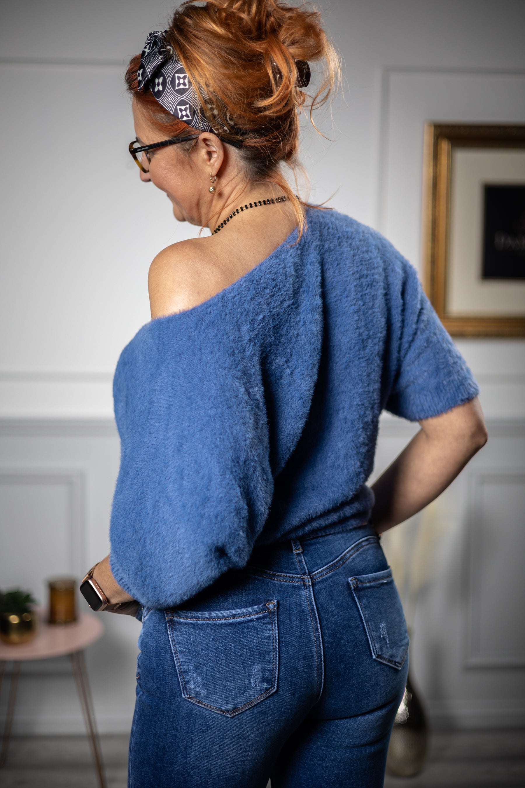 Alpaca Style Jumper Boheme Blue