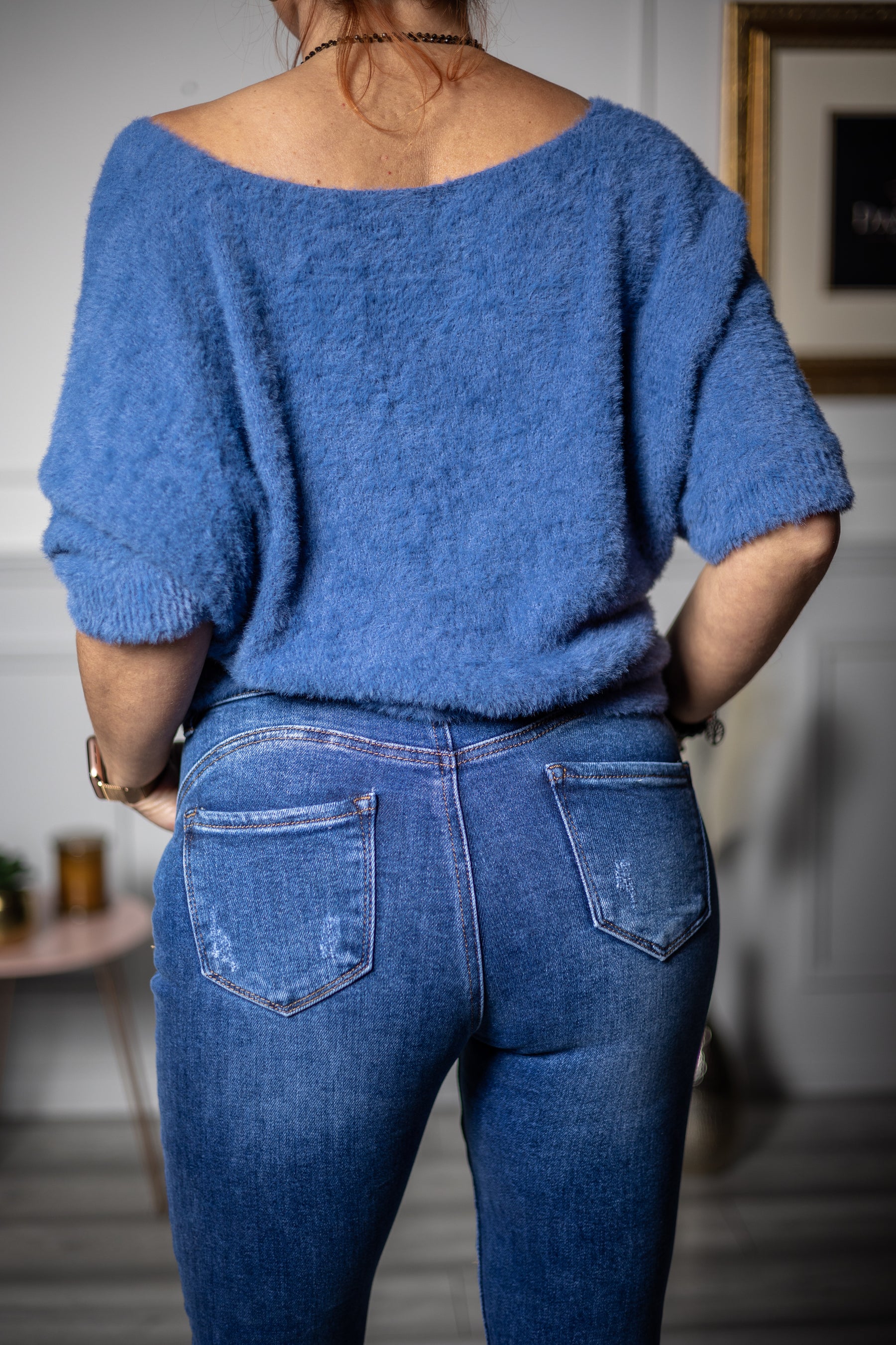 Alpaca Style Jumper Boheme Blue