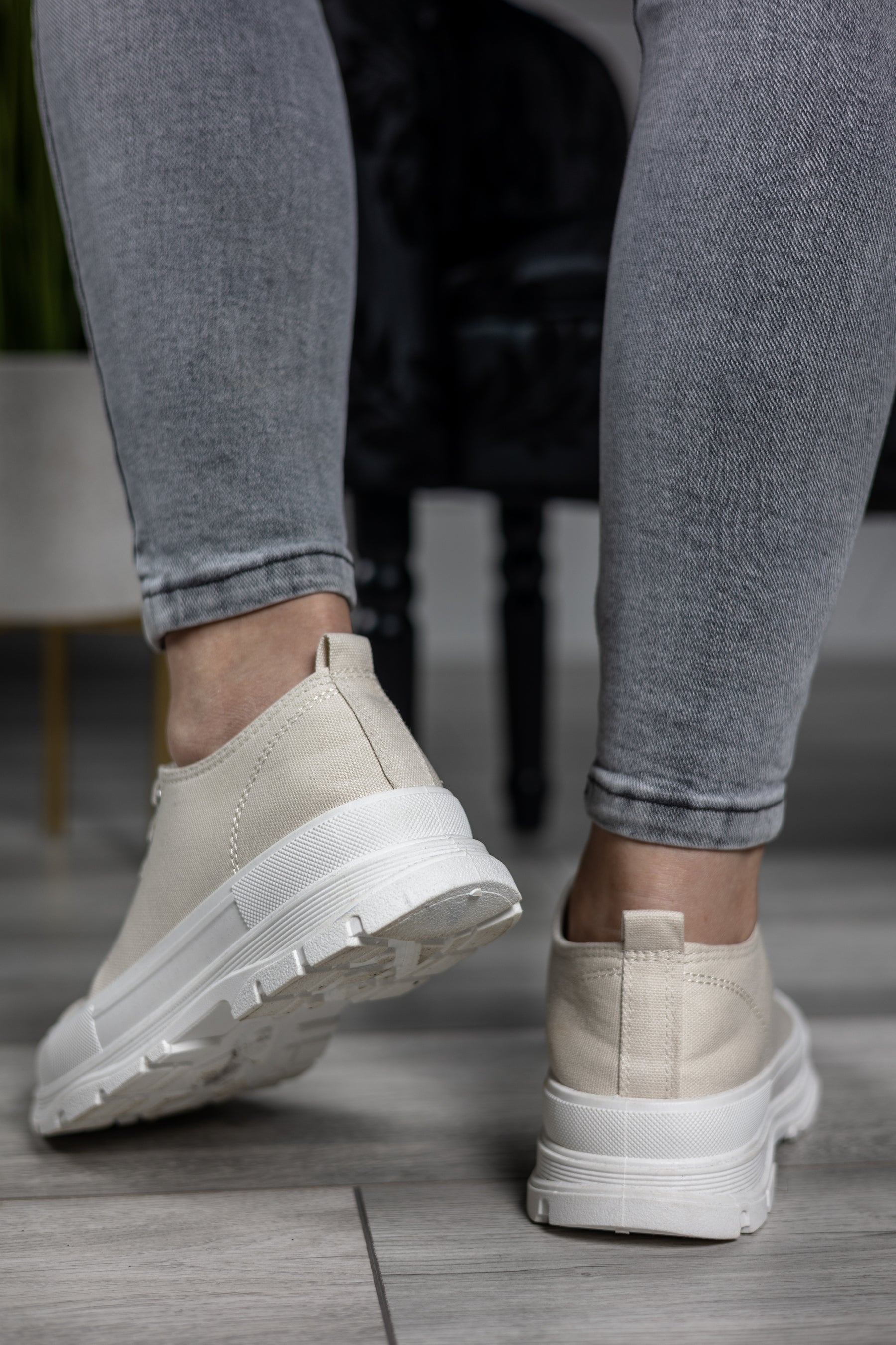 Lace-up Trainers Turin Beige