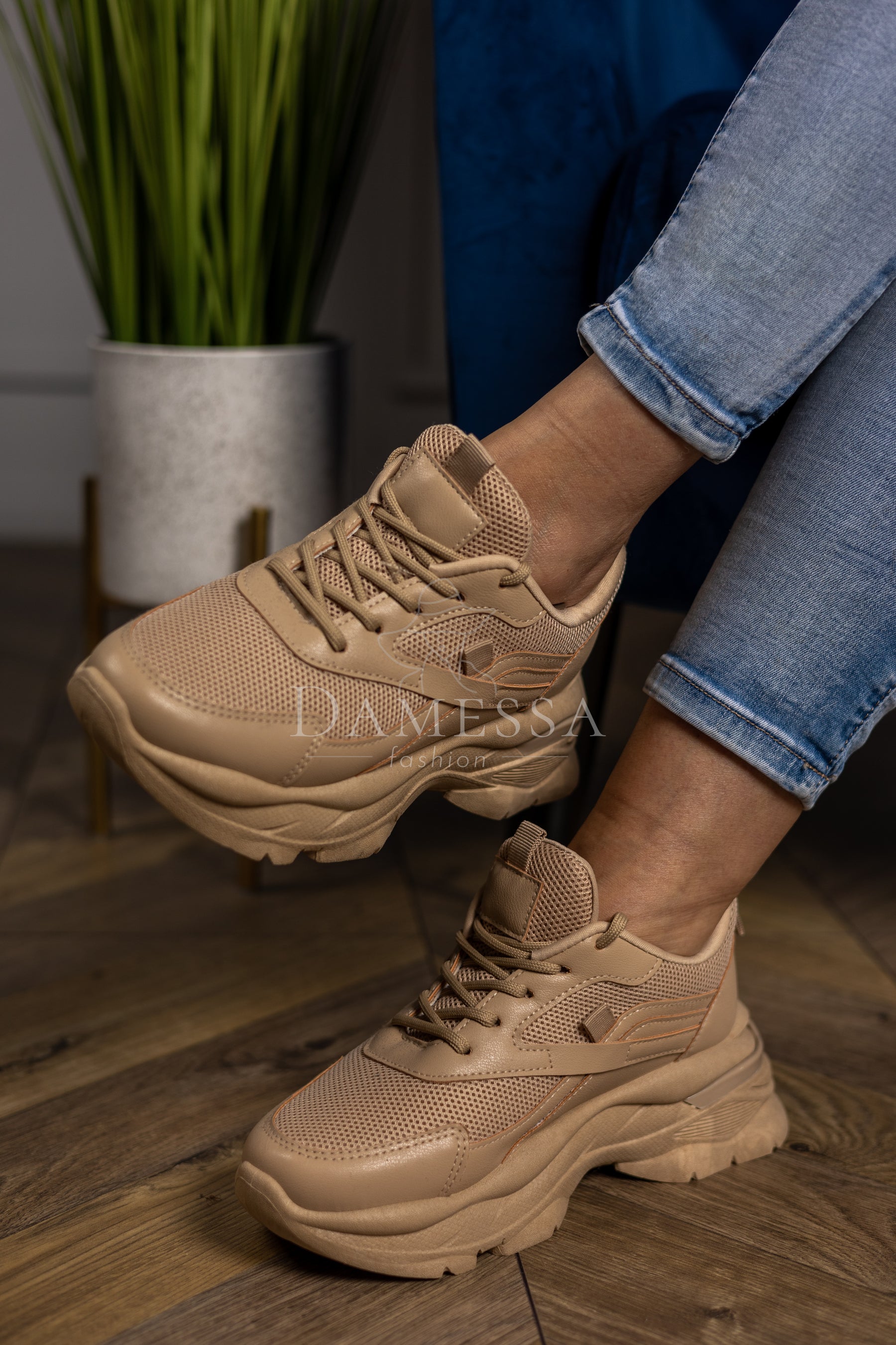 Chunky Trainers Tatiana Beige