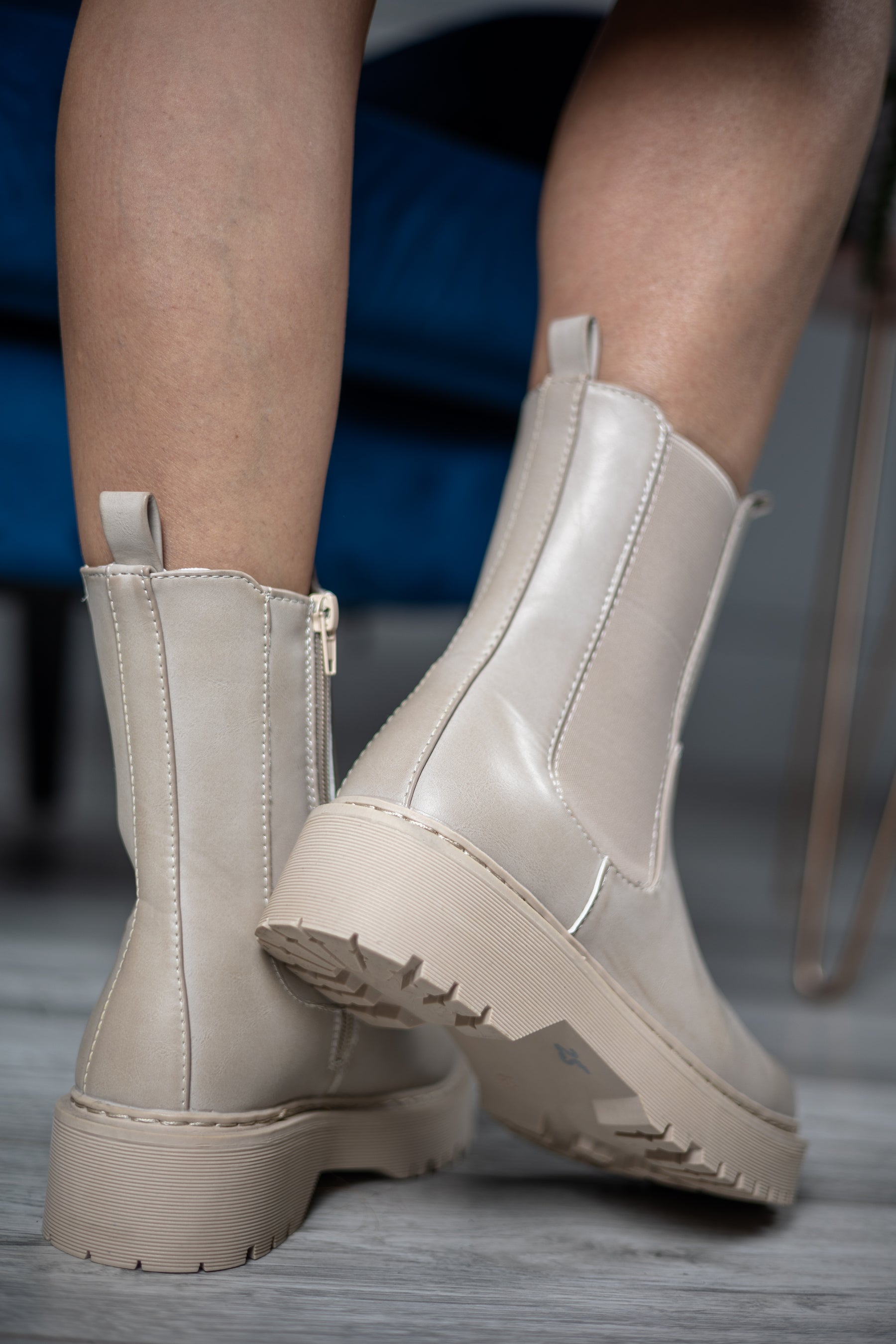 Chunky Boots Alaska Beige