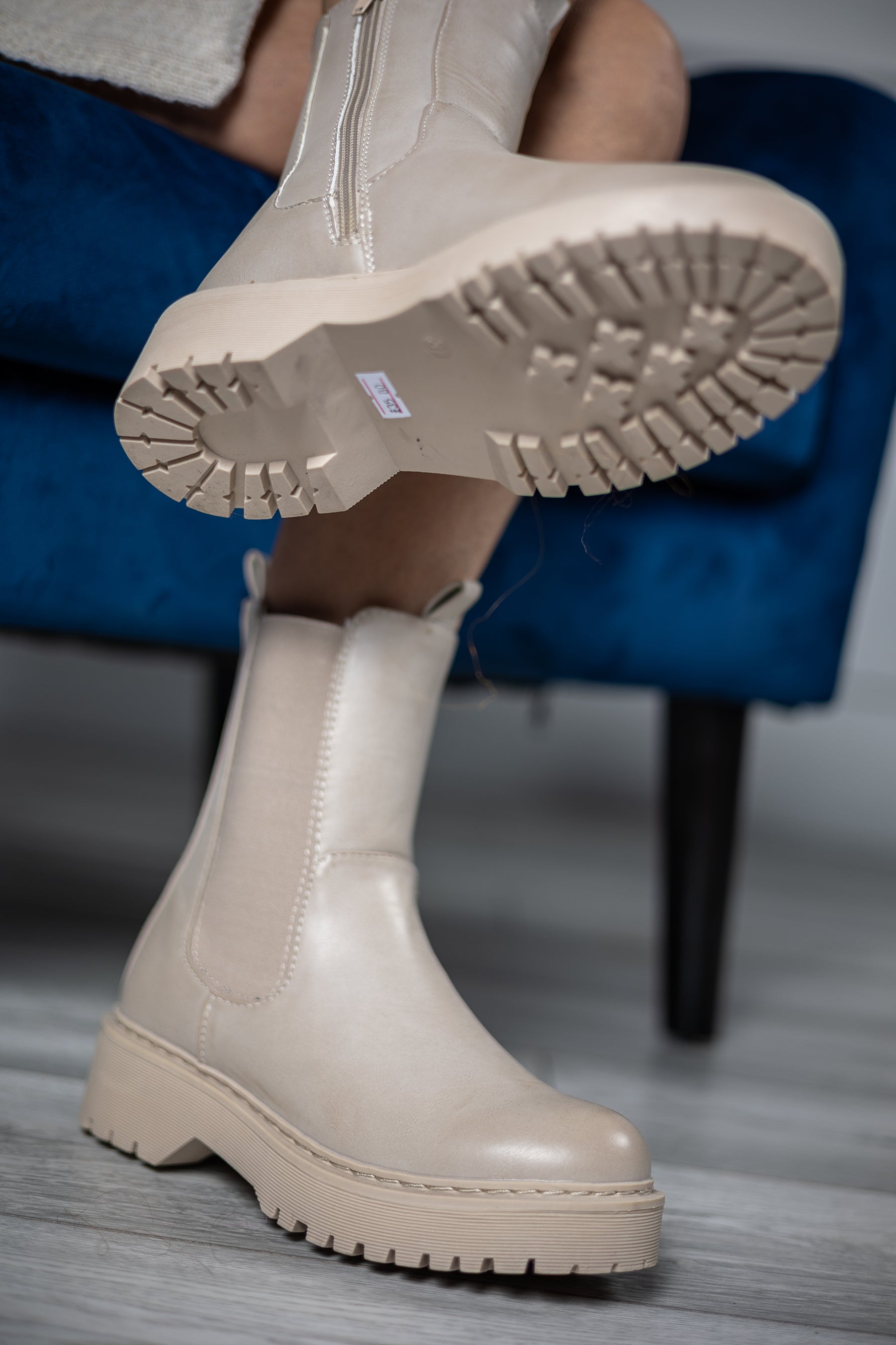 Chunky Boots Alaska Beige