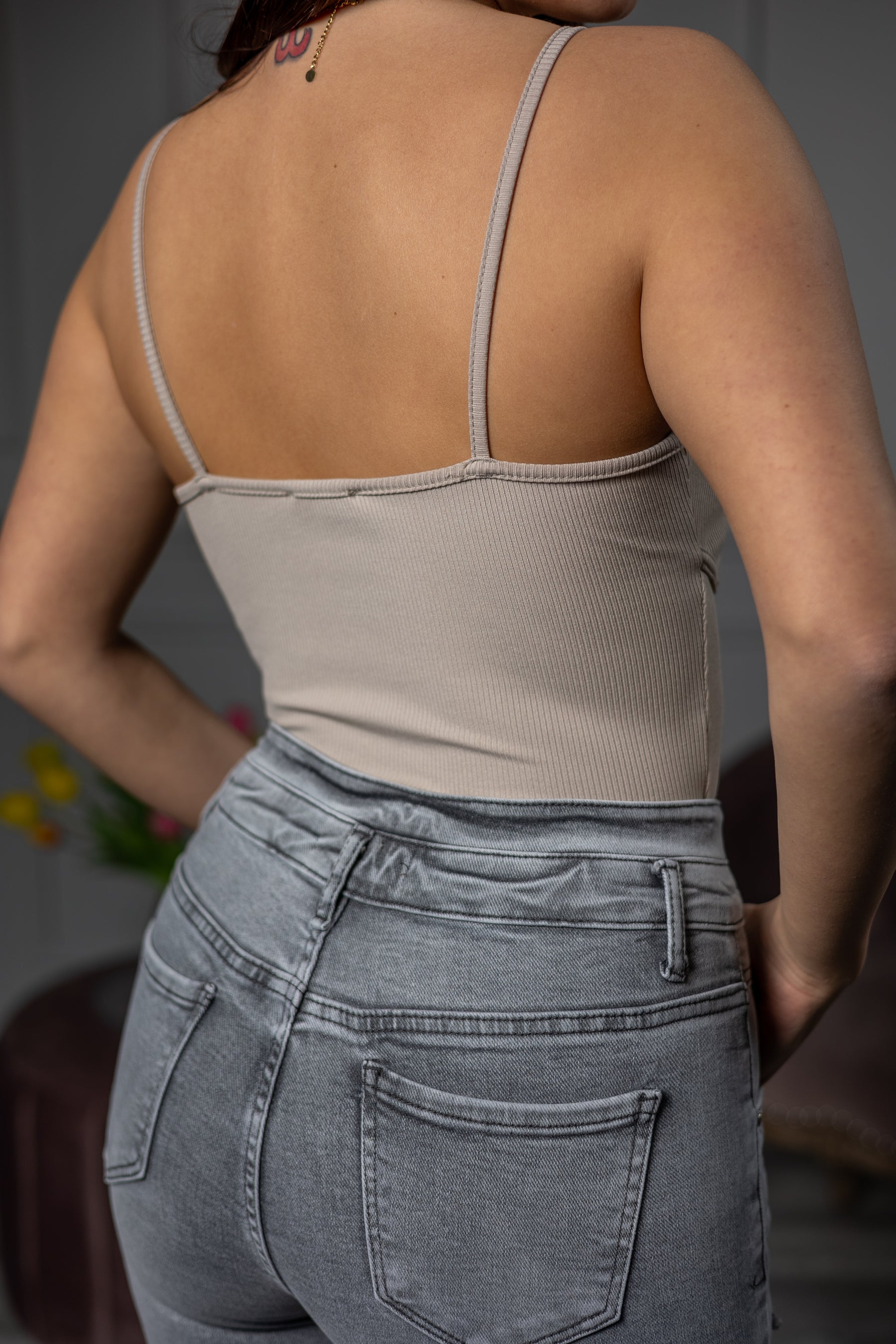 Strappy Corset Top Larisa Beige