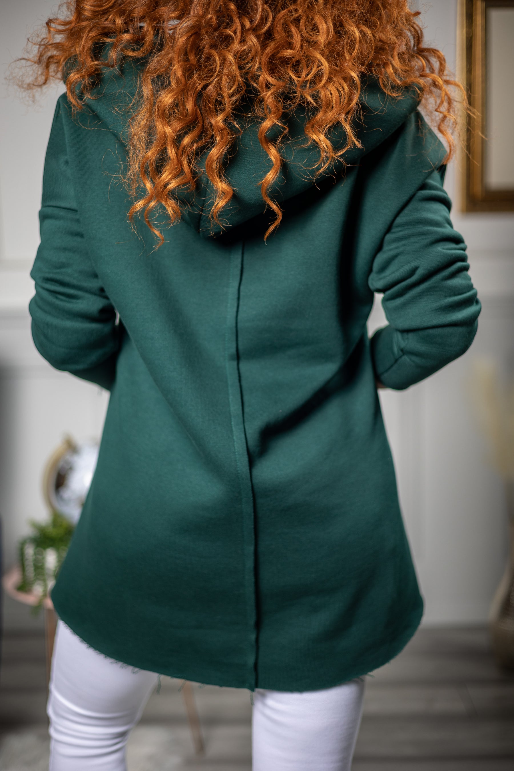 Cotton Hooded Sweatshirt Capp Green