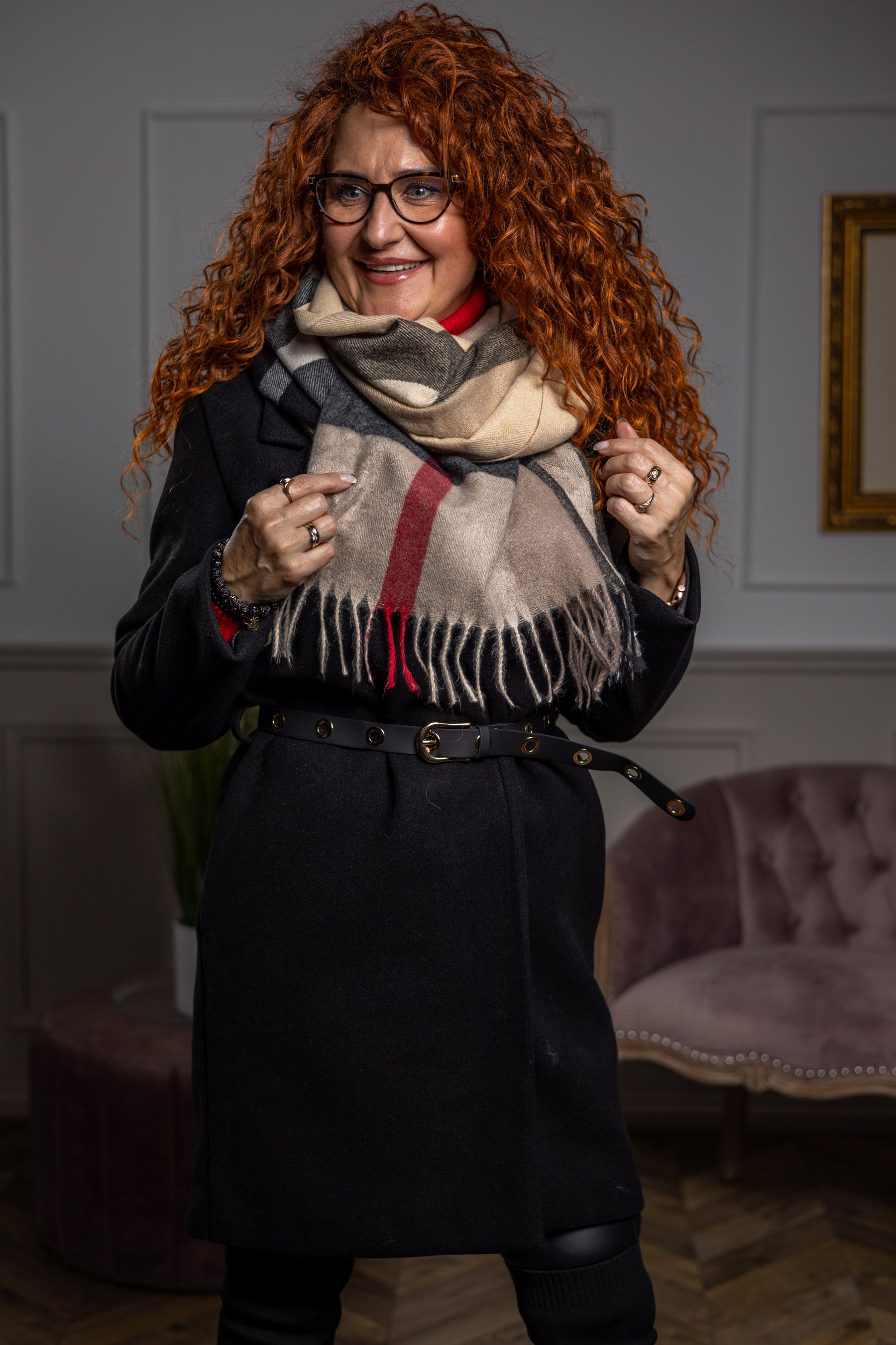 Blazer Belted Coat Vanessa Black