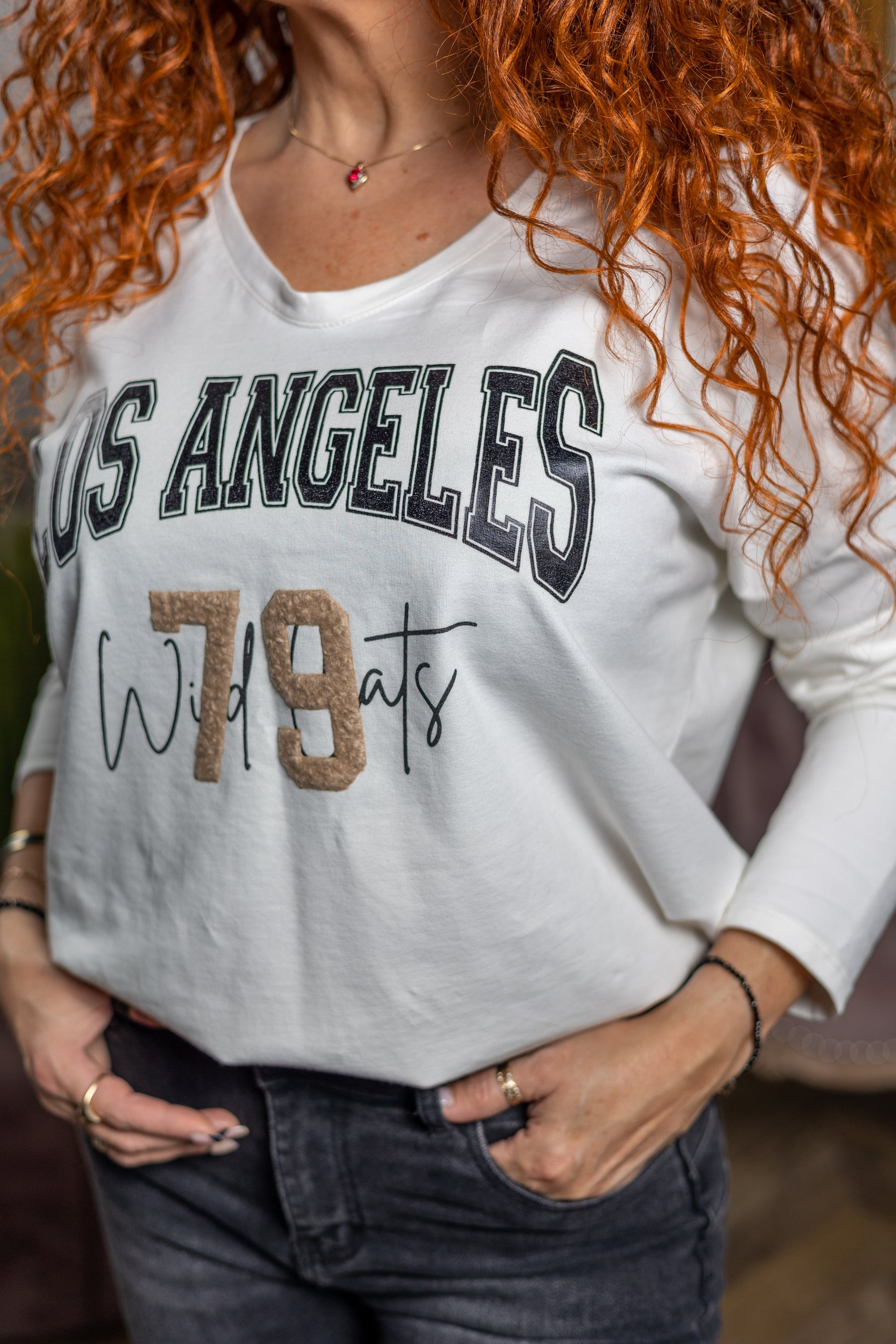 Cooton V-Neck Top 79