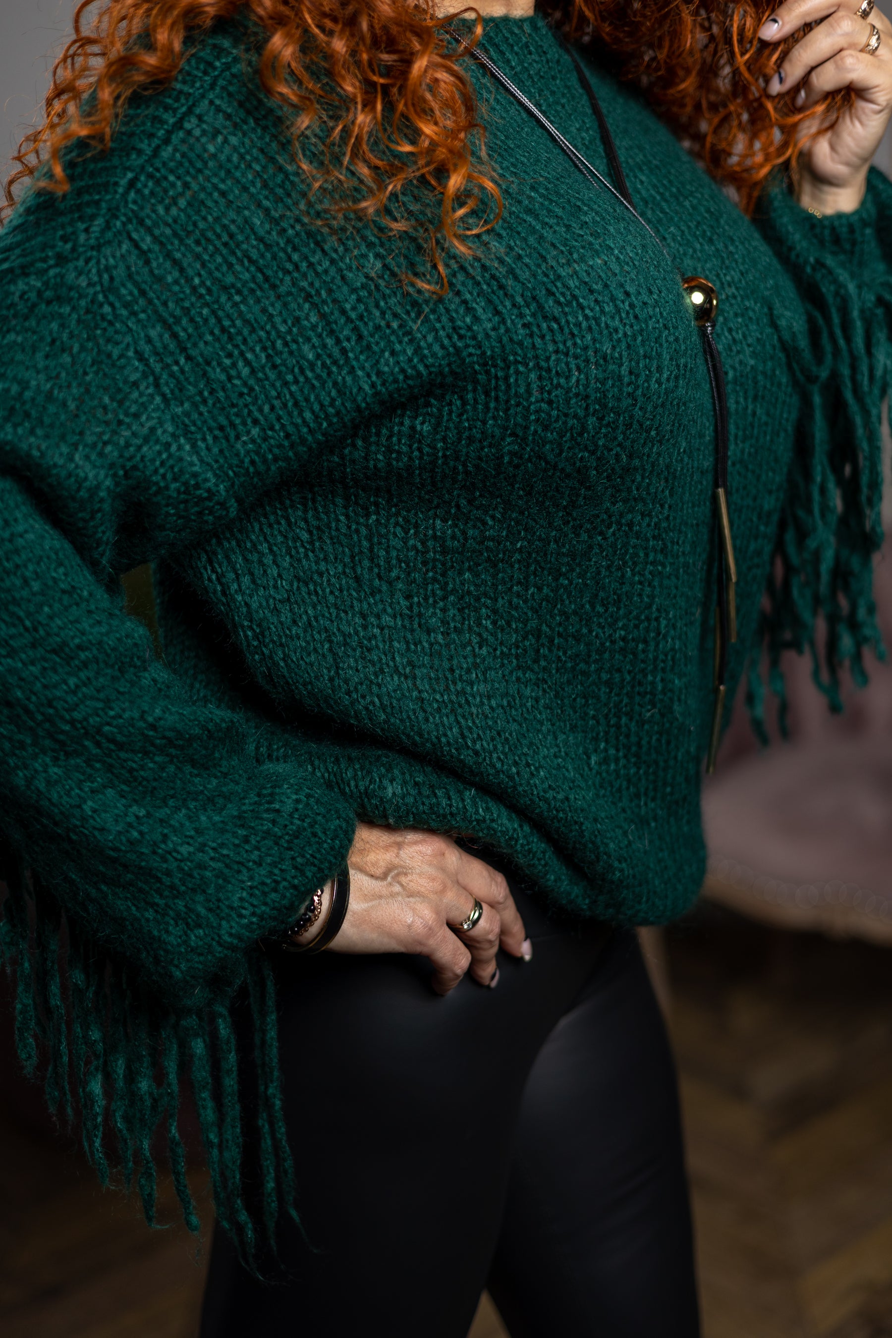 Knitted Jumper Frangia Green