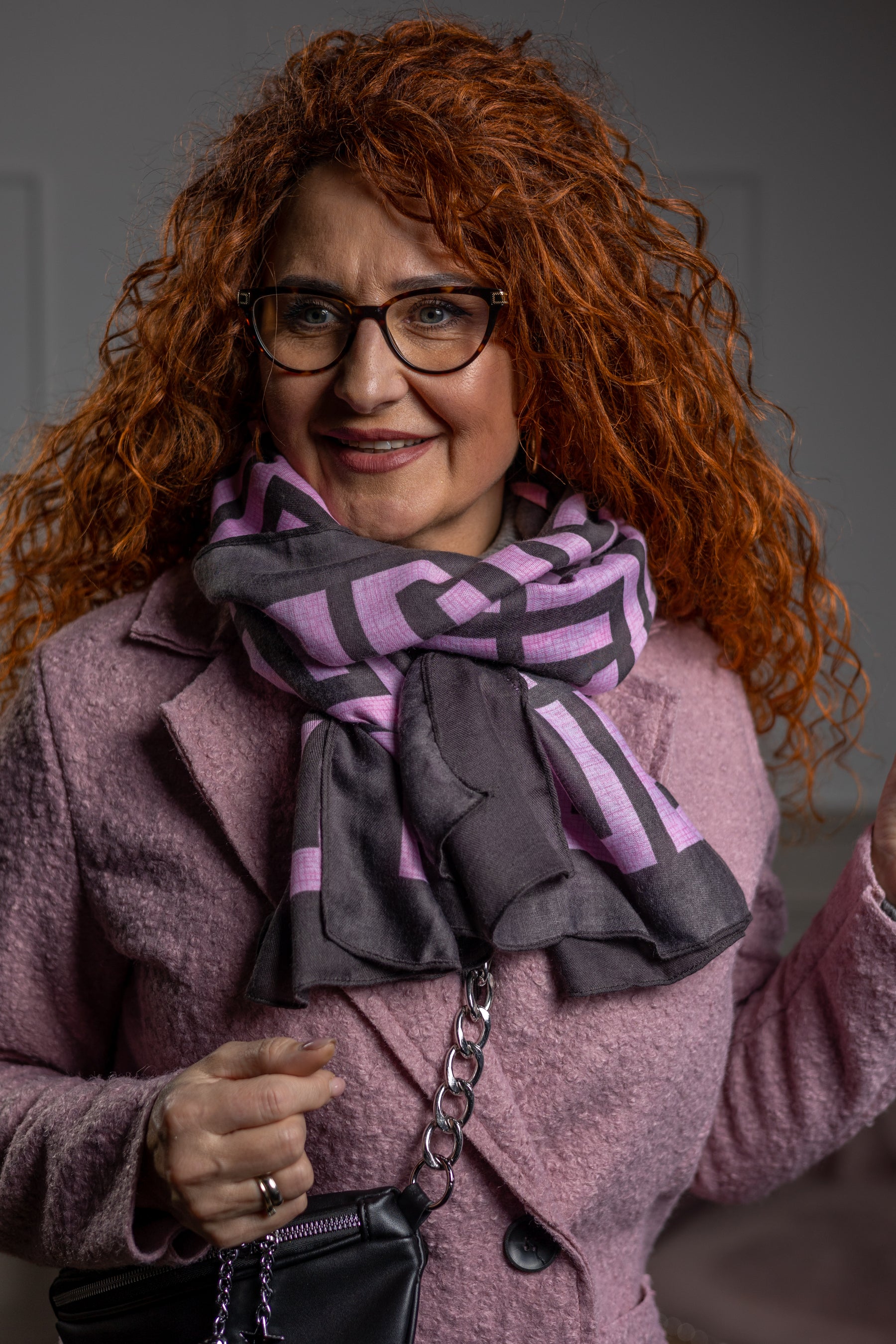 Lightweight Scarf Presley Pink