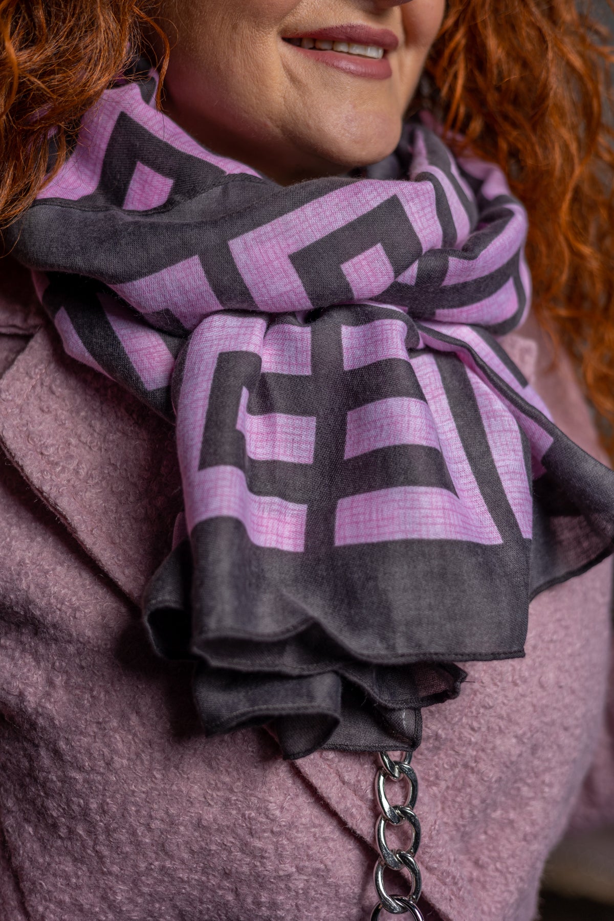 Lightweight Scarf Presley Pink