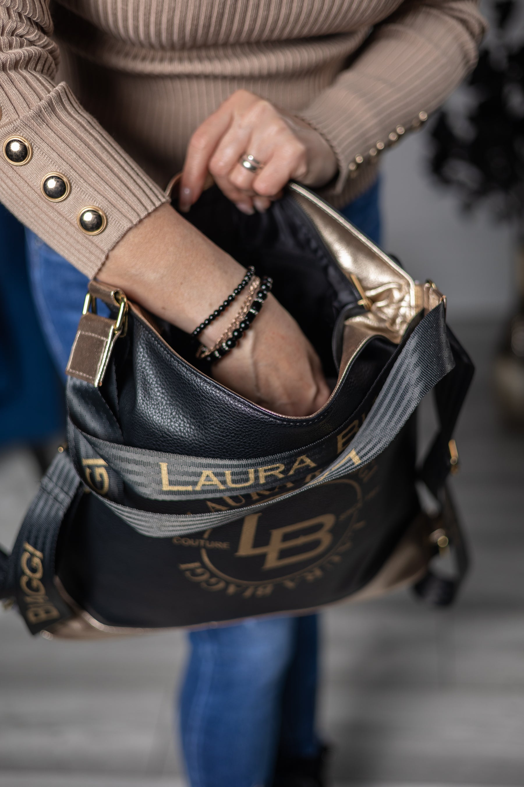 Handbag/Backpack Amigo Gold