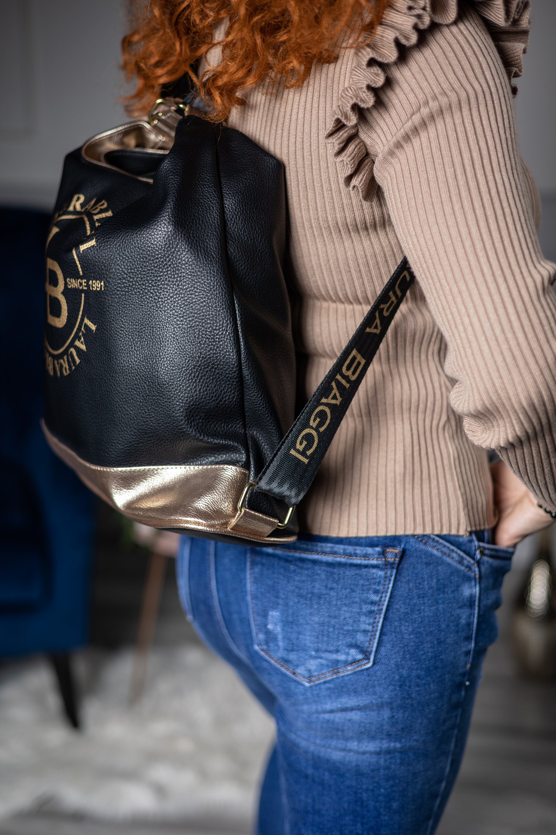 Handbag/Backpack Amigo Gold