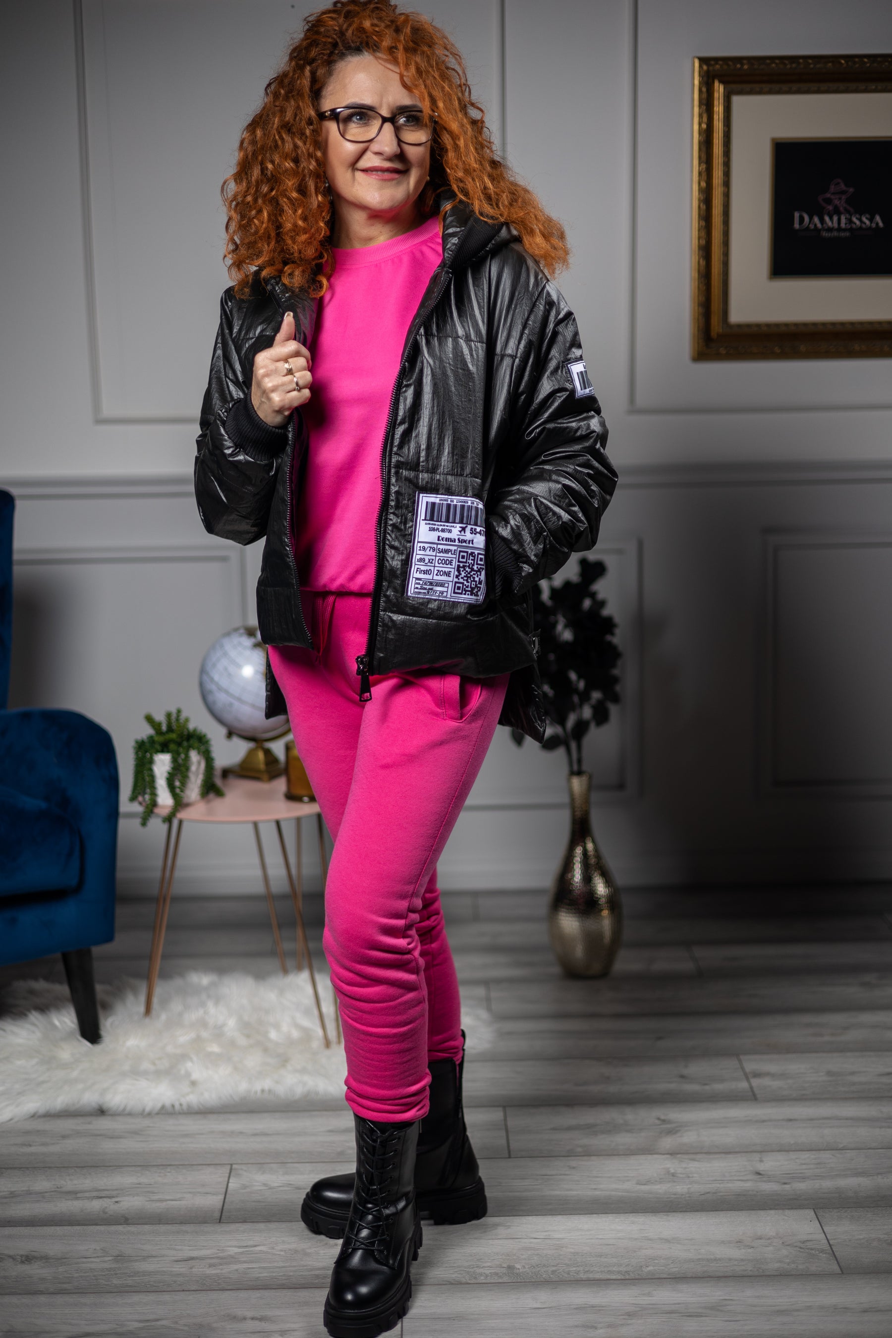 Hooded Coat Ticket Black