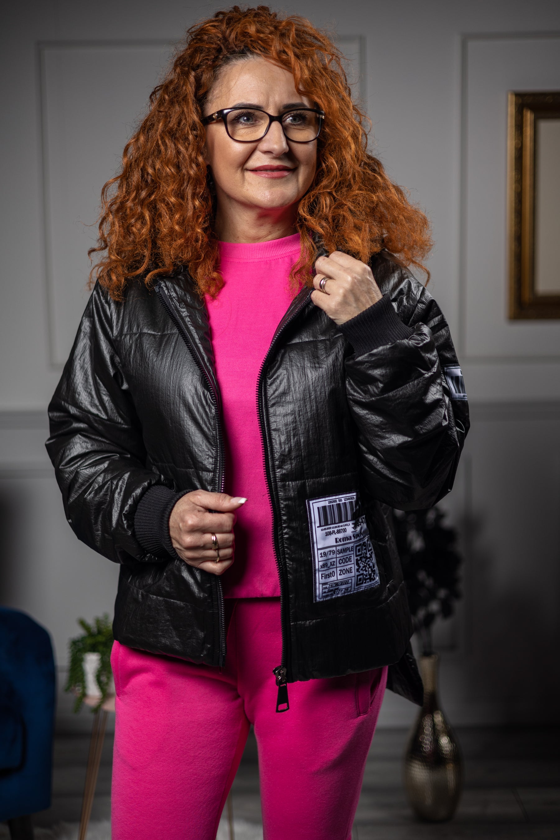 Hooded Coat Ticket Black