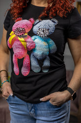 Cotton T-Shirt Tedd'y Black