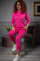 Cotton Tracksuit Set Candy Pink