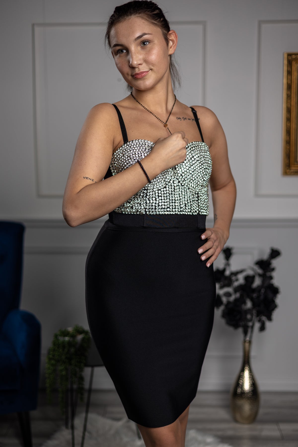 Bandage Skirt Fabio Black