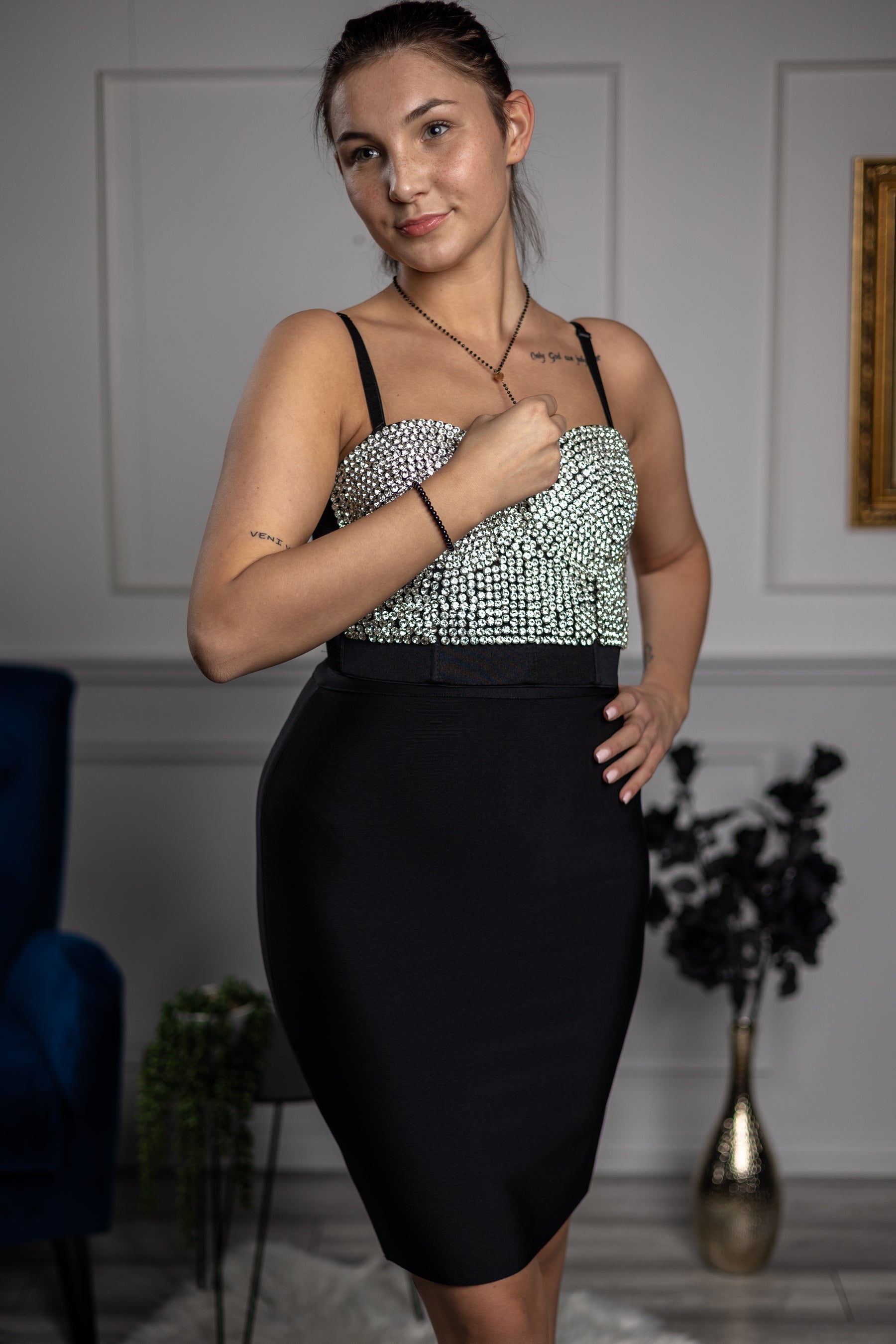 Bandage Skirt Fabio Black