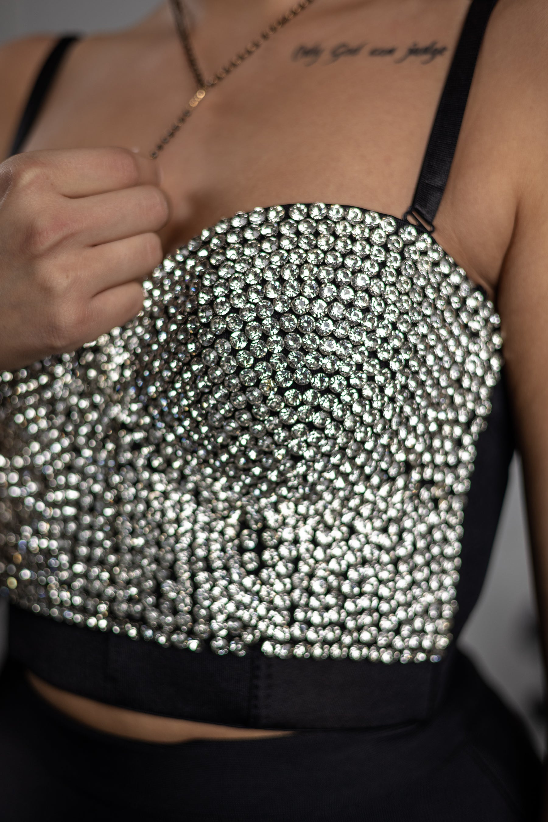 Stunning Corset Top  Diamante