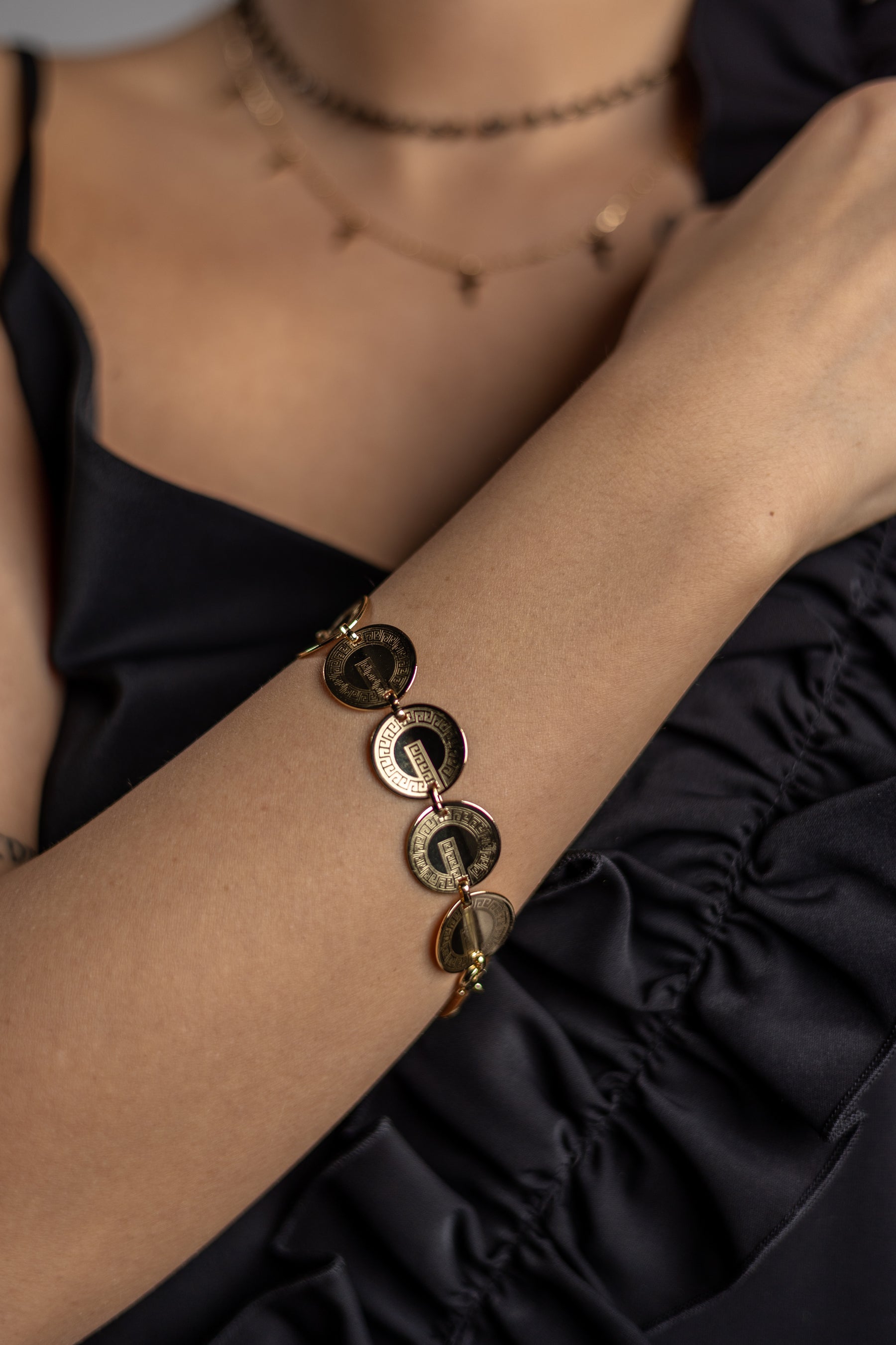 Gold Colour Bracelet Coins