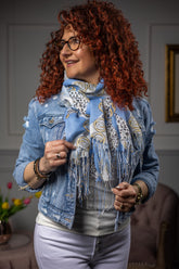 Lightweight Scarf Tallina Blue