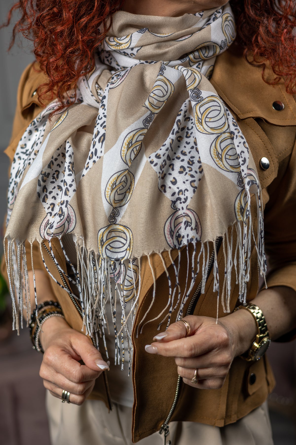 Lightweight Scarf Tallina Nude