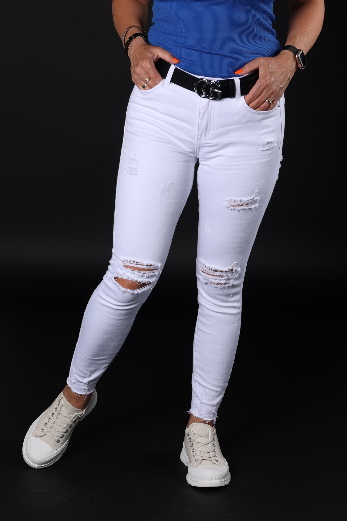 Ripped Jeans Tokyo White