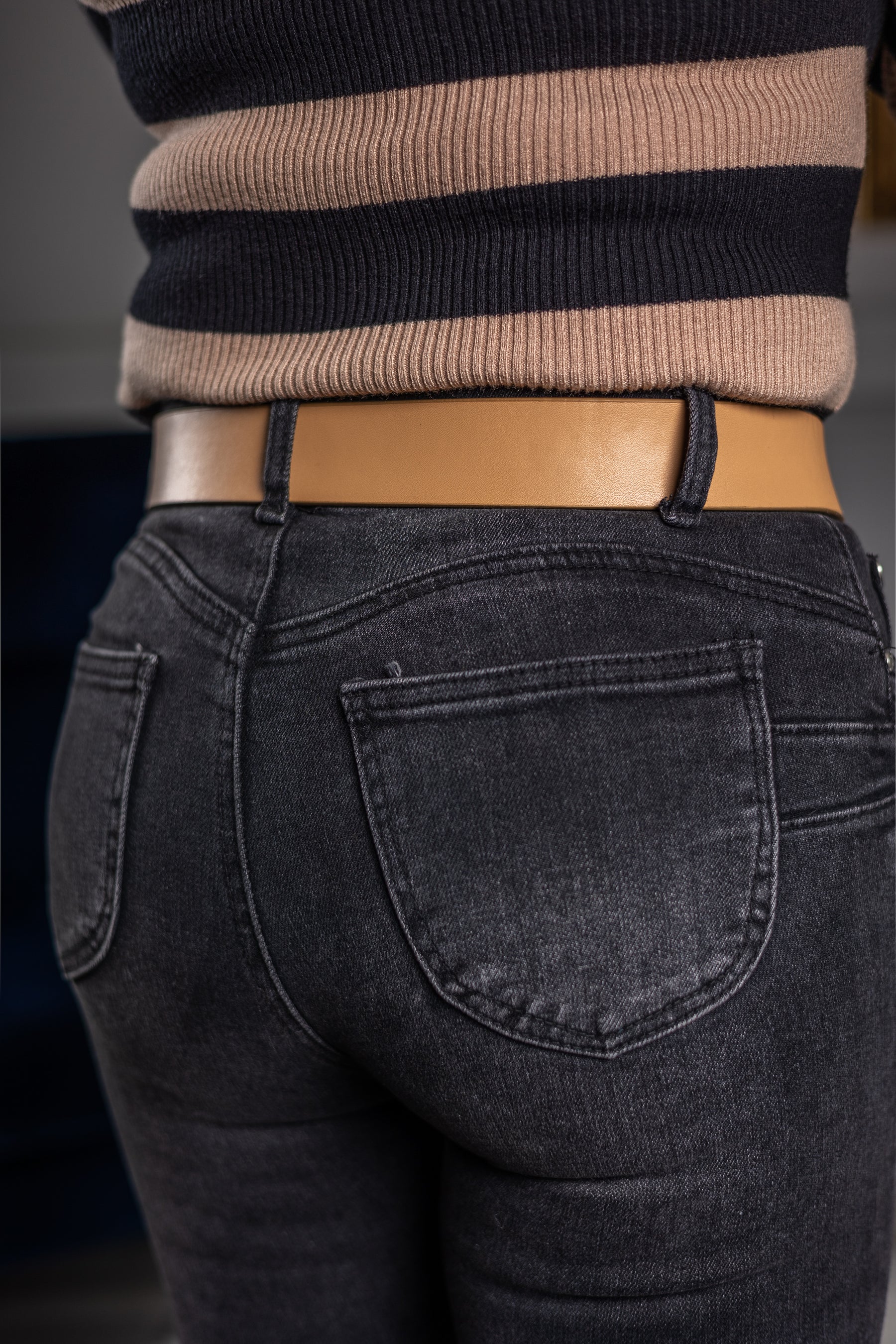 Faux Leather Belt CG Camel