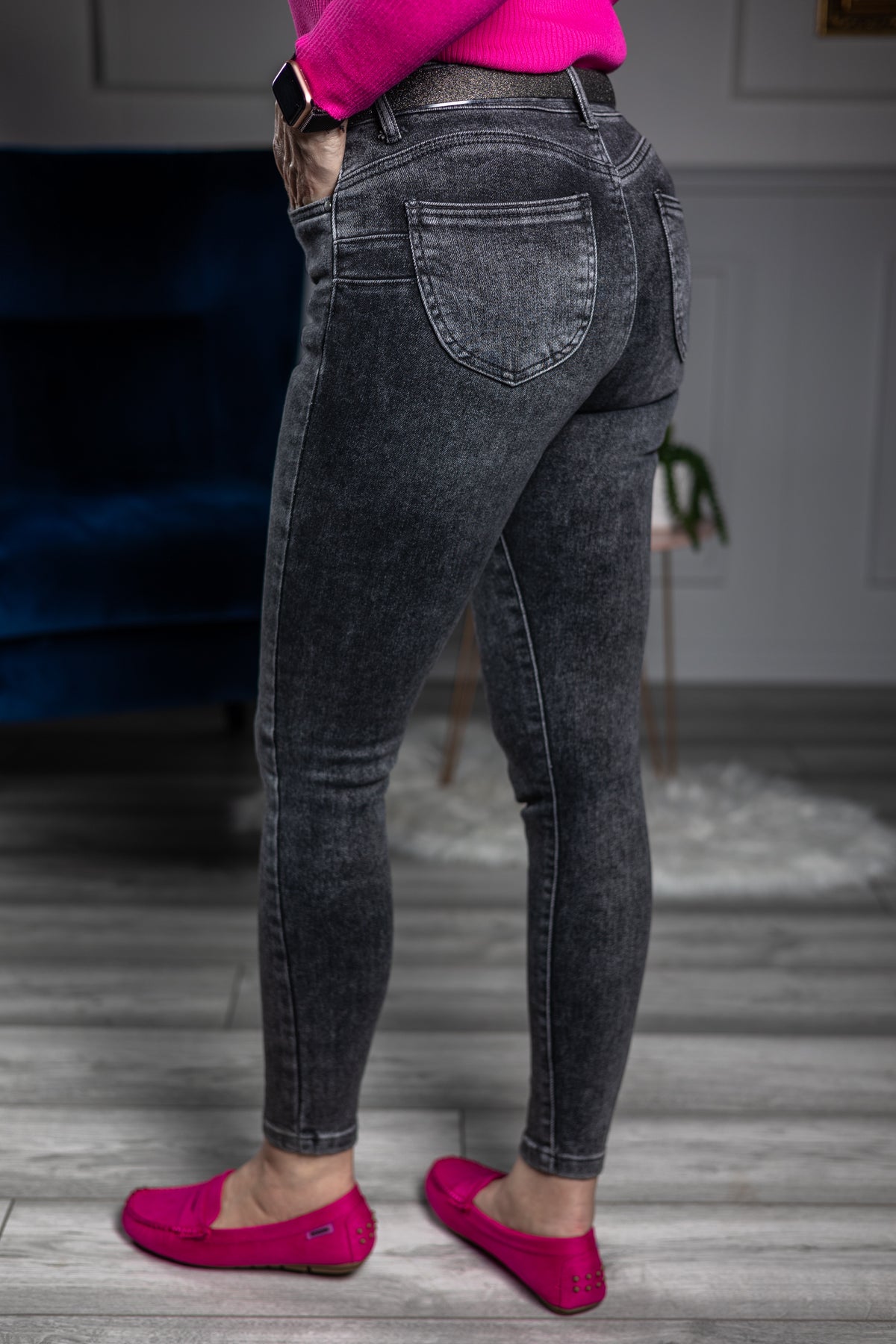 Washed Denim Jeans Frixton Black