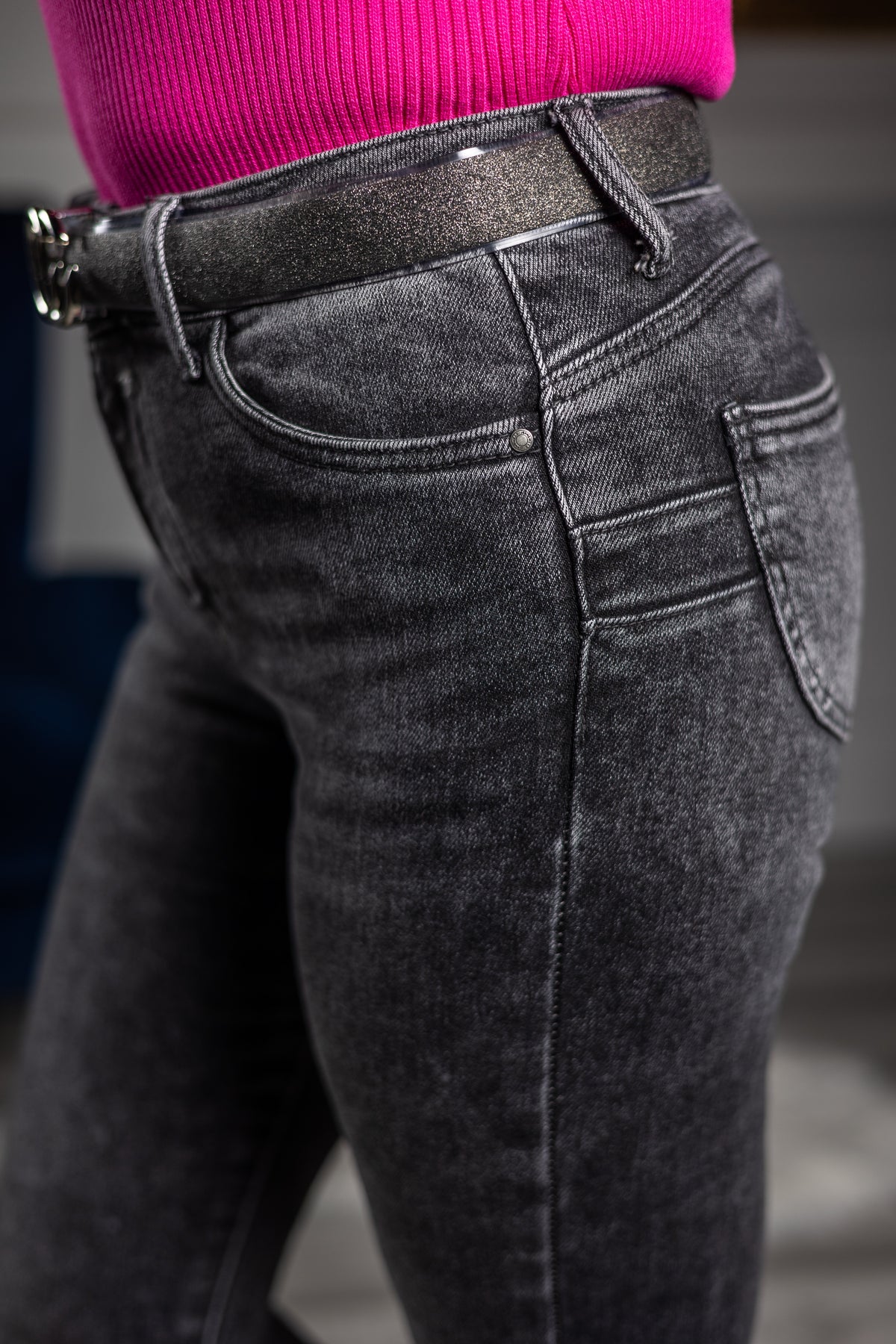 Washed Denim Jeans Frixton Black