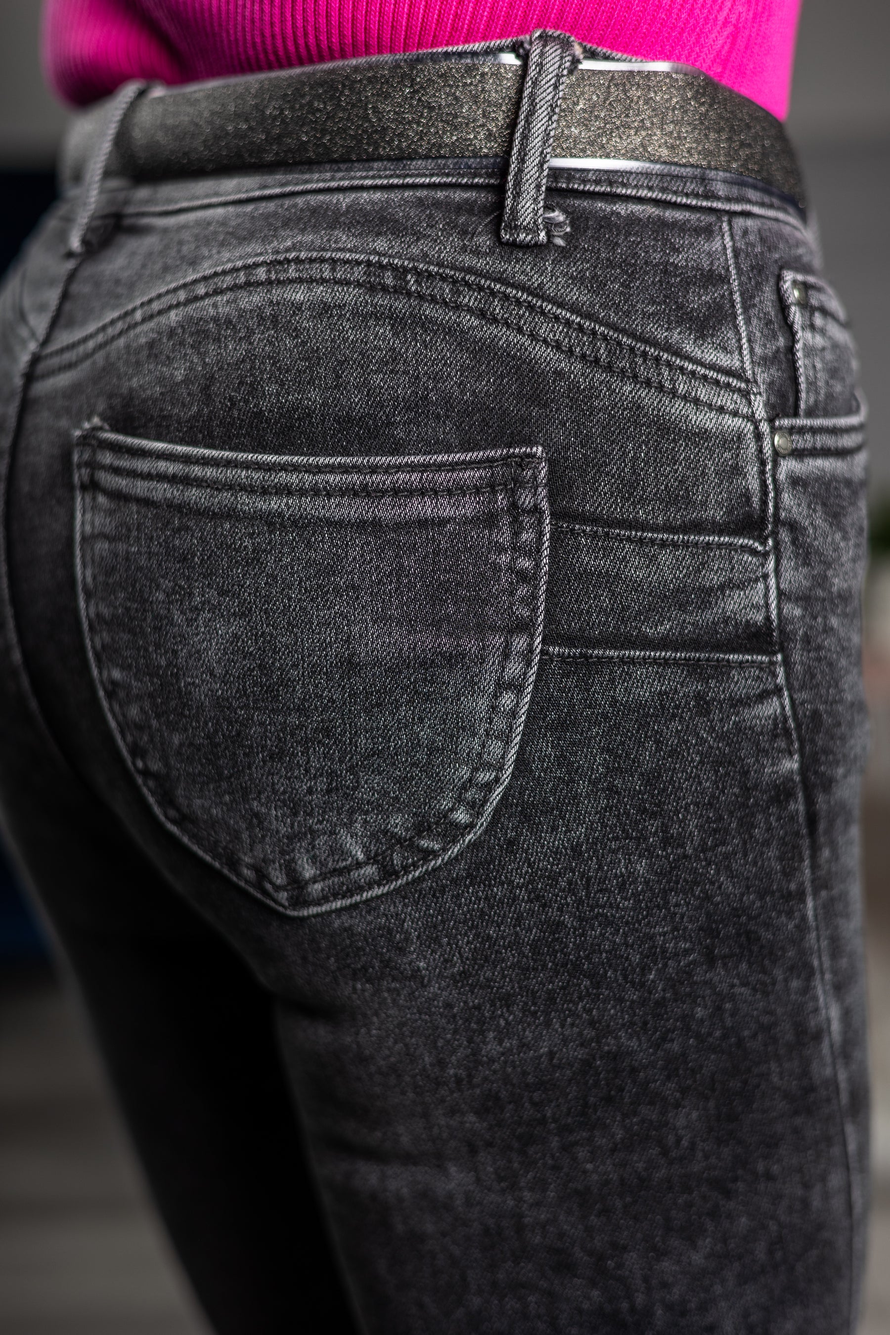 Washed Denim Jeans Frixton Black