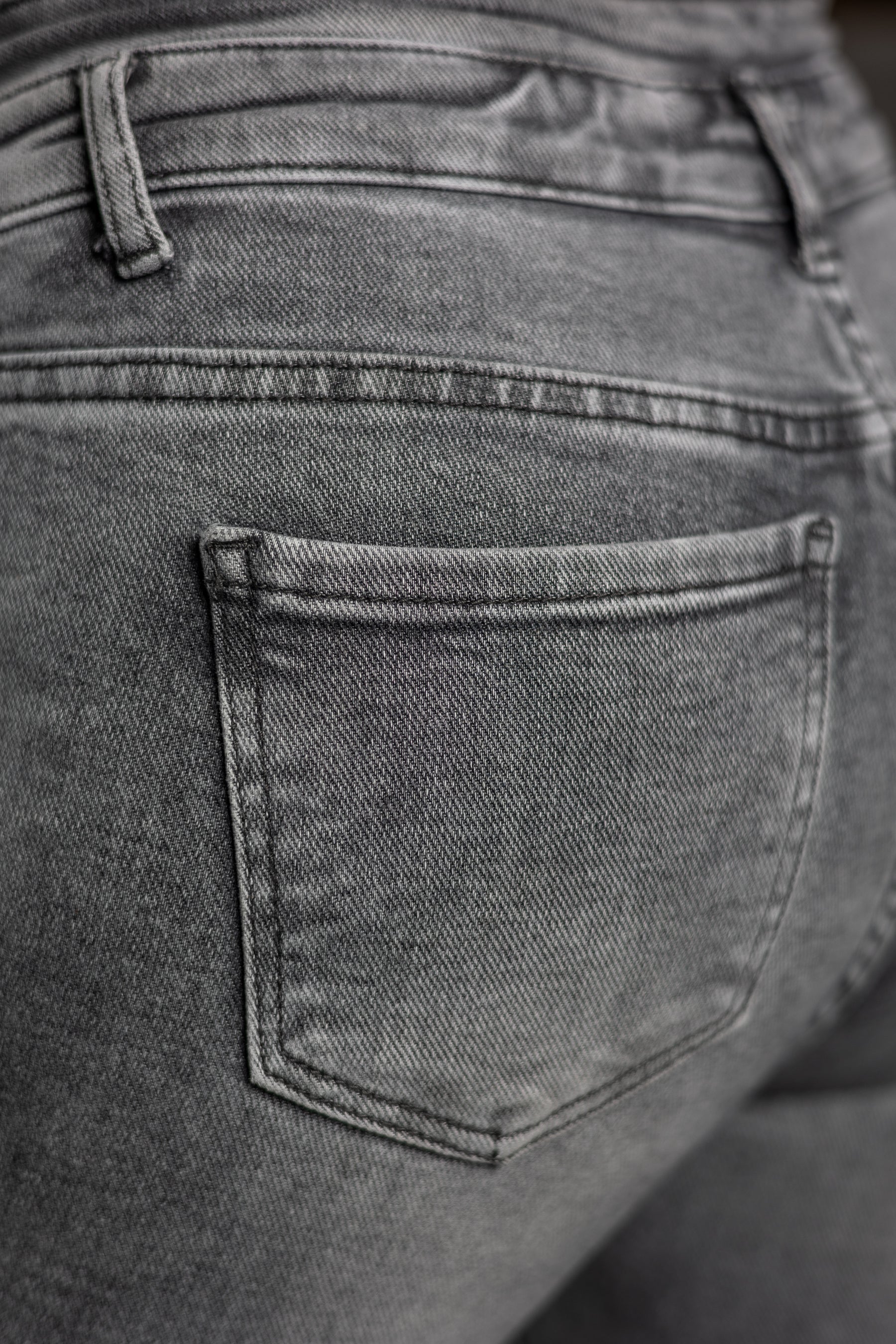 Ripped Stretchy Jeans Milano Grey