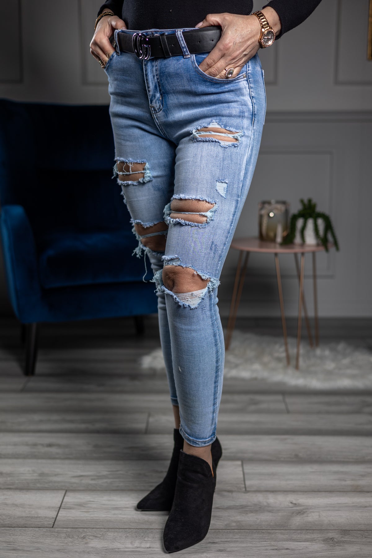 Ripped Jeans Joko Light Blue