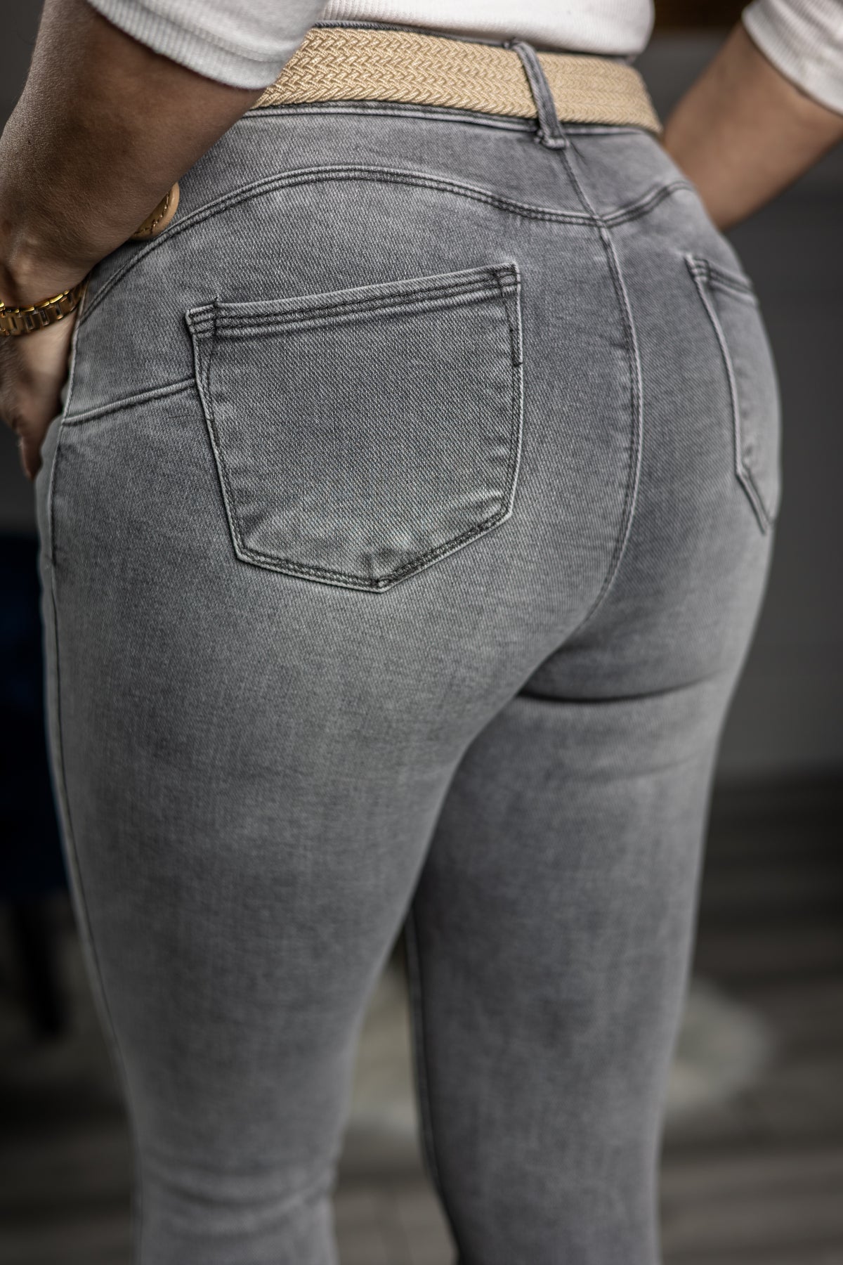 Soft Stretchy Jeans Mario Grey