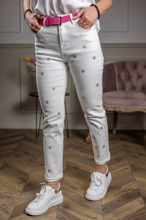 Skinny Jeans By My Heart White