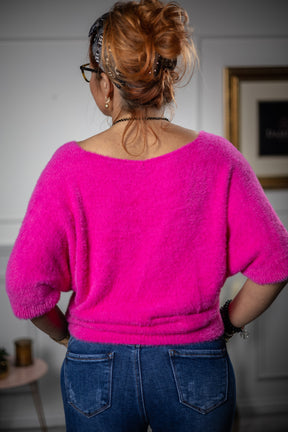 Alpaca Style Jumper Boheme Pink