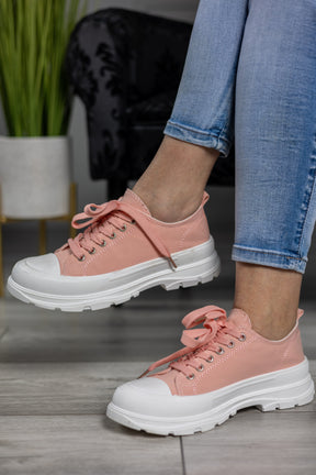 Lace-up Trainers Turin Pink