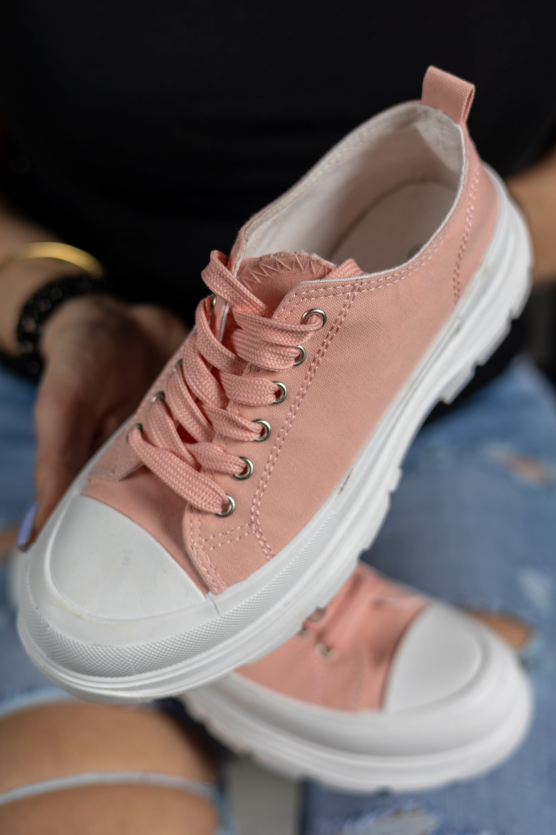 Lace-up Trainers Turin Pink