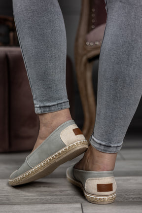 Glitter Touch Espadrille Carino Grey