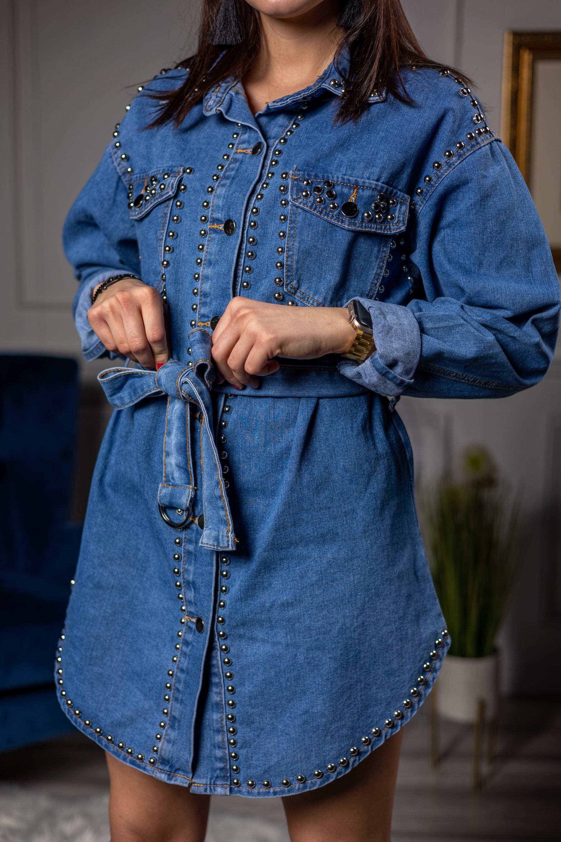 Denim Shirt Dress Missouri Blue