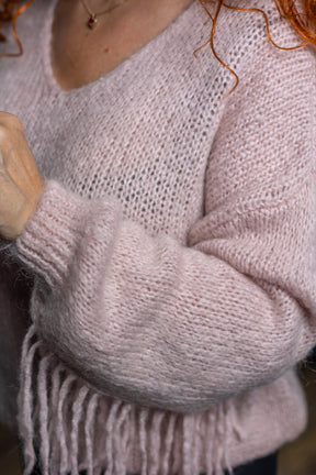 Knitted Jumper Frangia Baby Pink