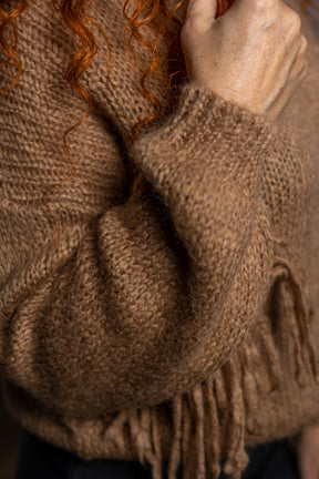 Knitted Jumper Frangia Camel