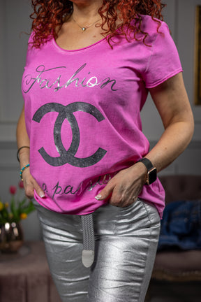 Loose Fit T-shirt Passion Pink