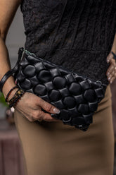 Quilted Clutch Bag Bottega Black