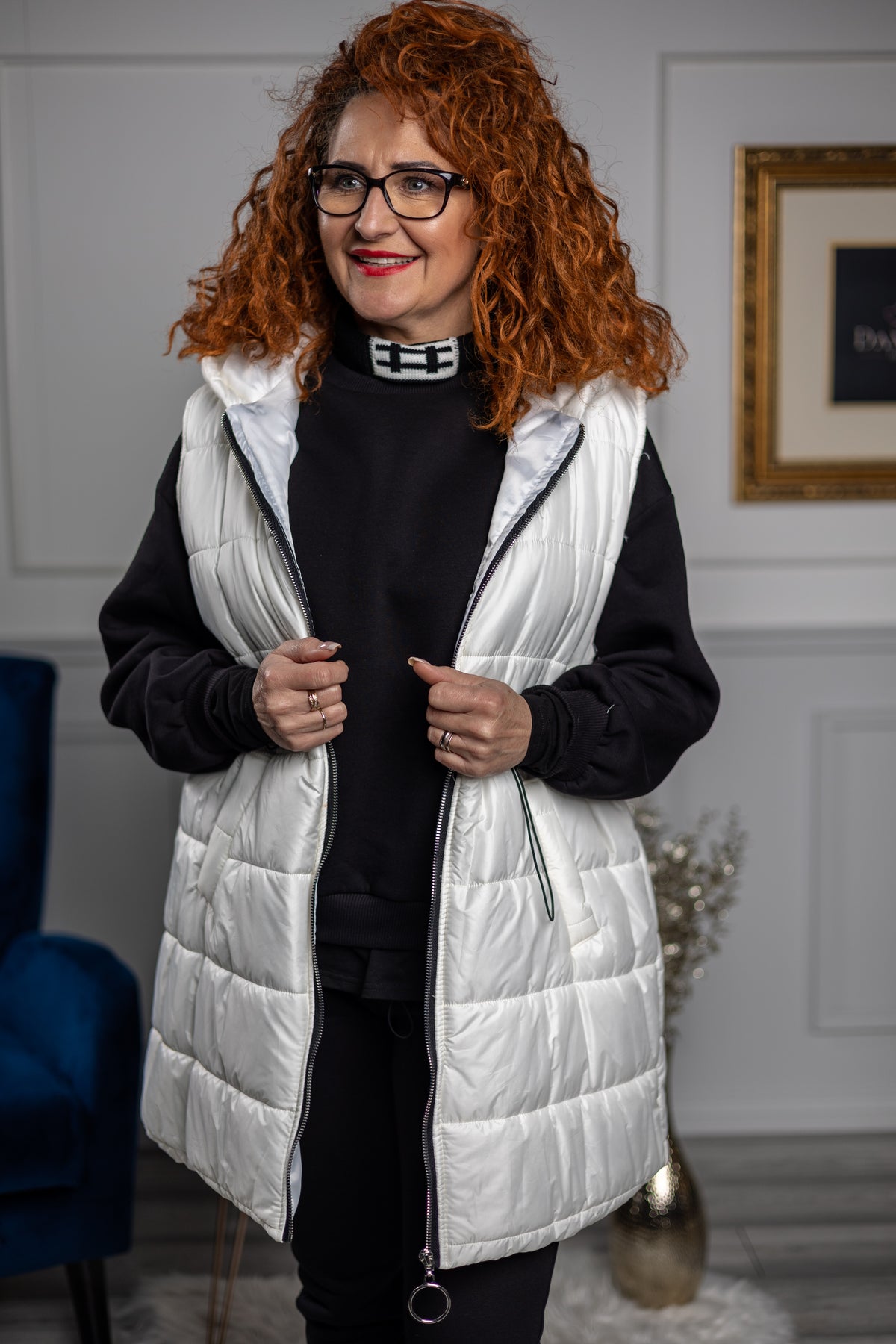 Quilted Gilet Snow White